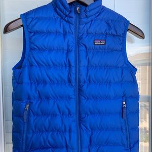 Patagonia Boys Size 10 Vest Good Condition